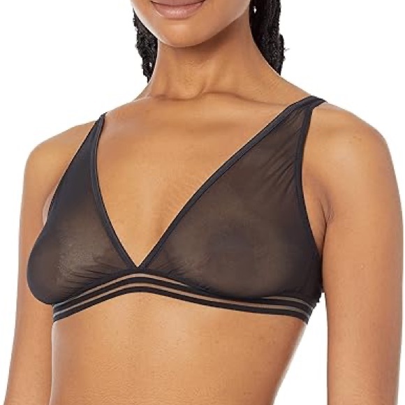 HUGO Other - Hugo‎ Boss Sheer Mesh Bralette – XS | NWT | Minimalist Luxe | Black Strappy